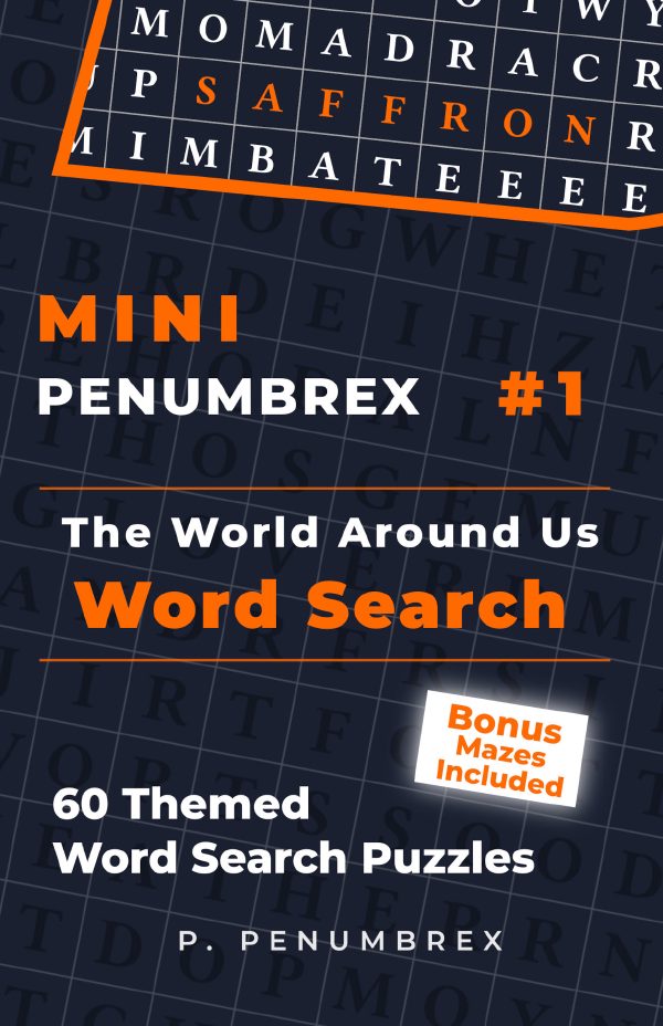 Cover of Mini Penumbrex #1 — The World Around Us — Word Search