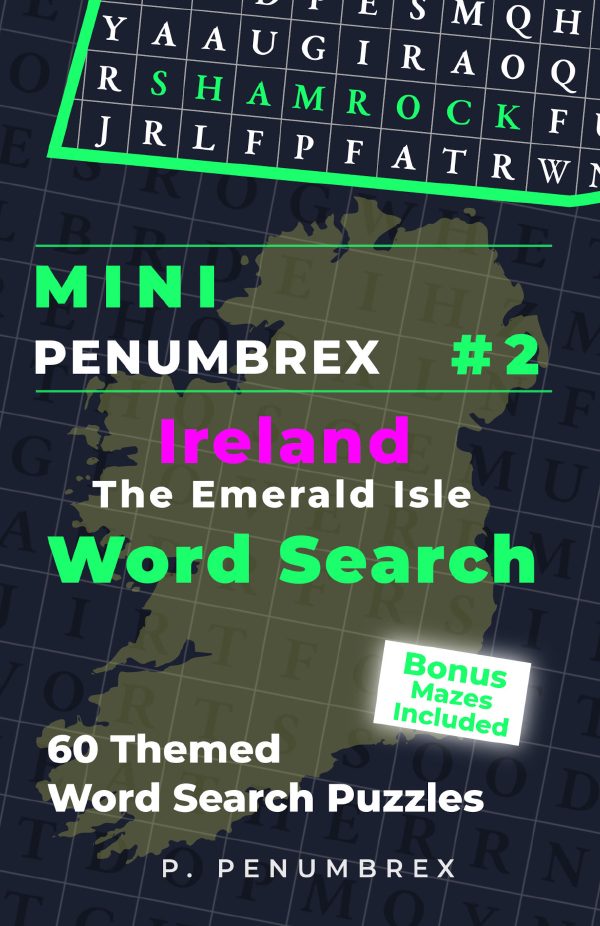 Cover of Mini Penumbrex #2 — Ireland: The Emerald Isle — Word Search